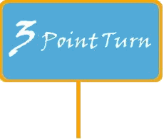 3Point Turn Driving School Logo